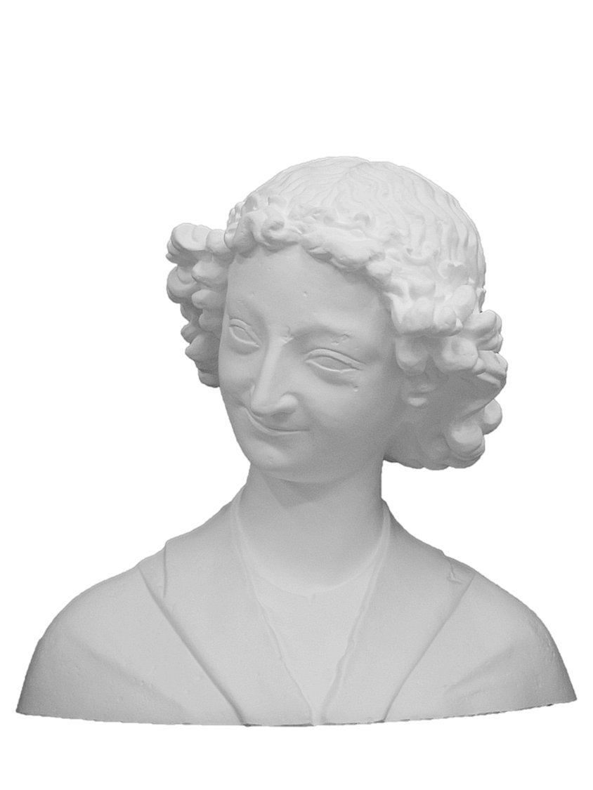 Amazon.co.jp: 石膏像 K－102 微笑みの天使胸像 H．56cm